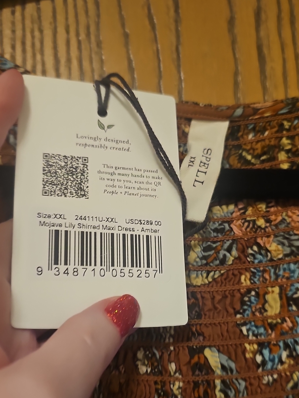 Spell Mojave Lily Shirred Maxi Dress - Picture 9 of 13